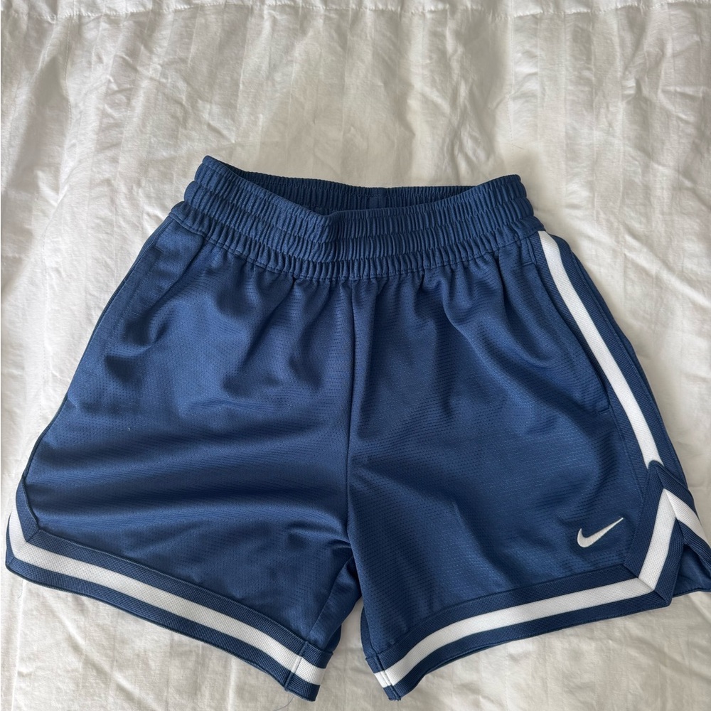 Nike Women's Navy Blue Athletic Shorts